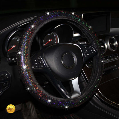 Car Steering Wheel Cover Diamond Crystal Set