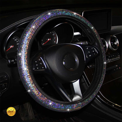 Car Steering Wheel Cover Diamond Crystal Set