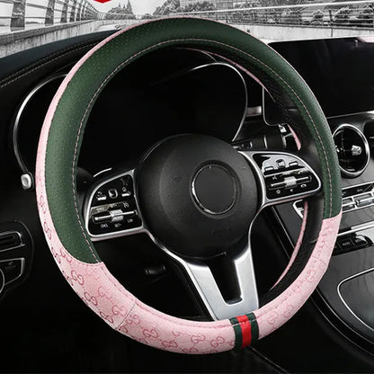 Universal Car Steering Wheel Cover Leather