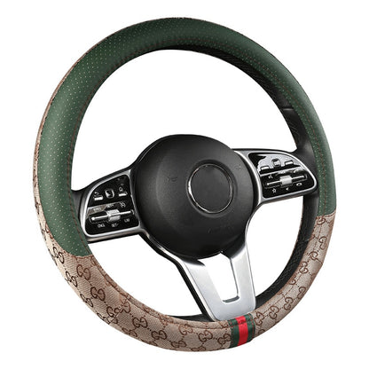 Universal Car Steering Wheel Cover Leather