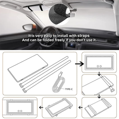 Car Sun Visor Vanity Mirror