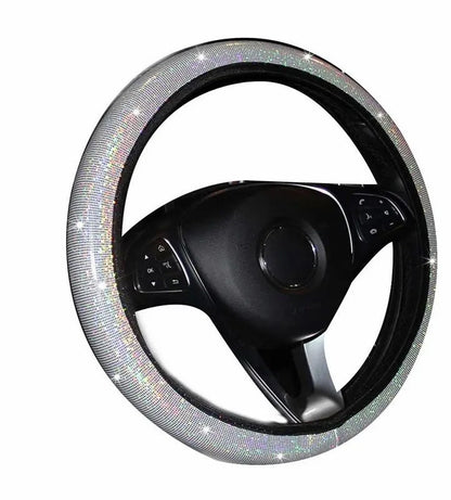 Car Steering Wheel Cover Diamond Crystal Set