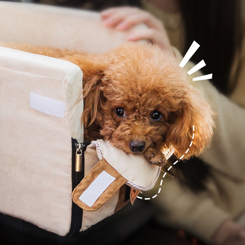 Portable Pet Bed Travel Car Console