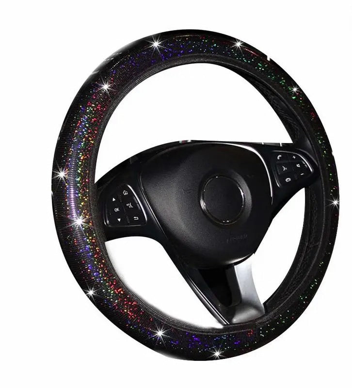 Car Steering Wheel Cover Diamond Crystal Set