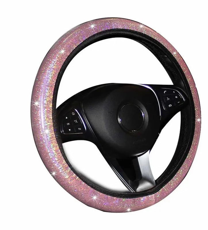 Car Steering Wheel Cover Diamond Crystal Set